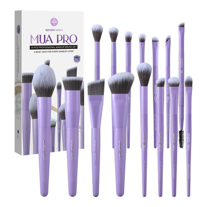 15-teiliges Make-up Pinselset mit Silberionen-Borsten