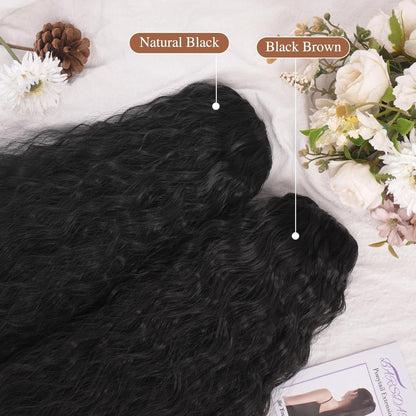 Lockiges Ponytail Extension mit Kordelzug, 76 cm Pferdeschwanz