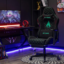 Gaming Stuhl Vintage-PU-Leder Schwarz ergonomisch