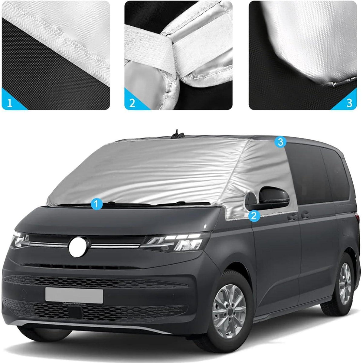 Windschutzscheibenabdeckung VW T7 2021-2022 Verdunkelnd