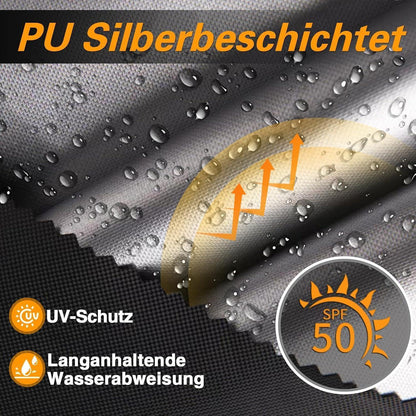 Wetterfeste Grillabdeckung für 2-Brenner Gasgrills (82x61x110cm)