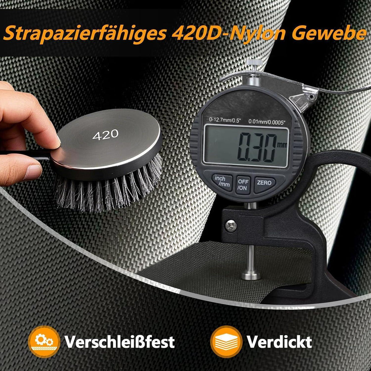 Wetterfeste Grillabdeckung für 2-Brenner Gasgrills (82x61x110cm)