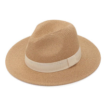 Damen Panama Hut mit breiter Krempe – Strohhut für Sommer & Strand
