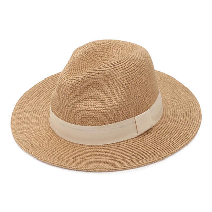 Damen Panama Hut mit breiter Krempe – Strohhut für Sommer & Strand
