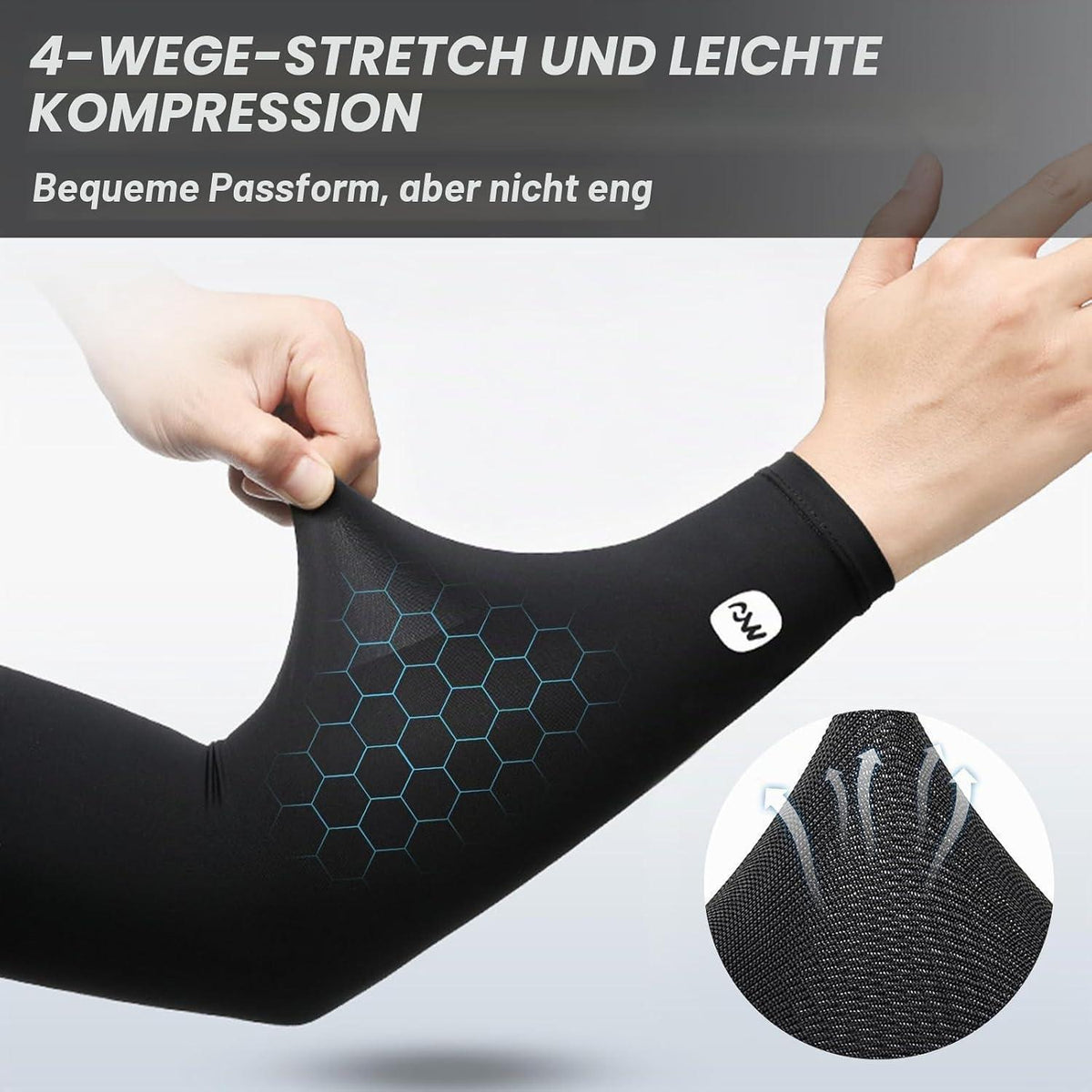 UV Sonnenschutz Armstulpen 3er-Set | Kühlung, UPF 50+ & Kompression