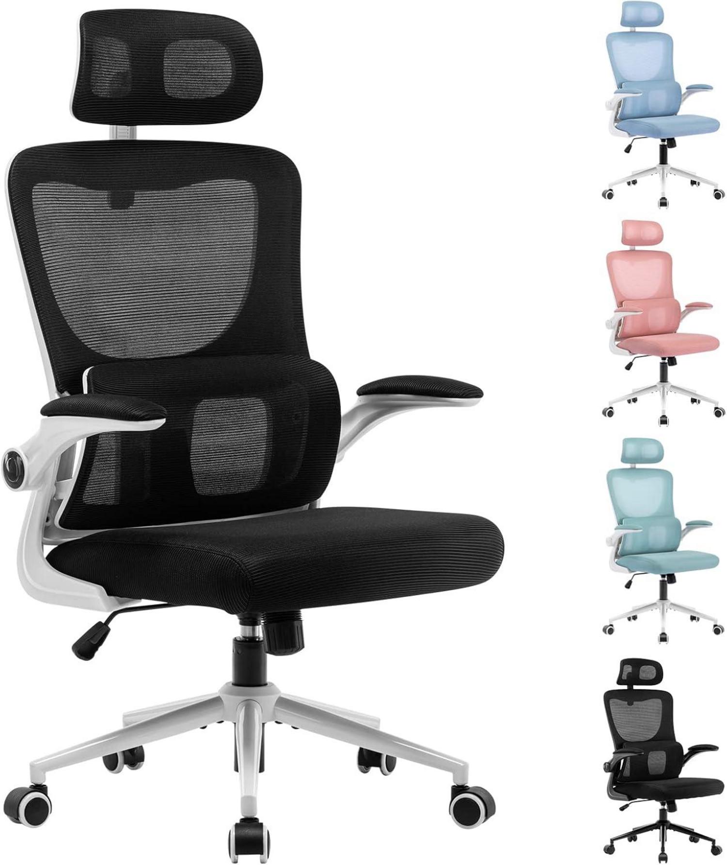 Ergonomischer Bürostuhl mit Kopfstütze und