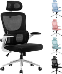 Ergonomischer Bürostuhl mit Kopfstütze und