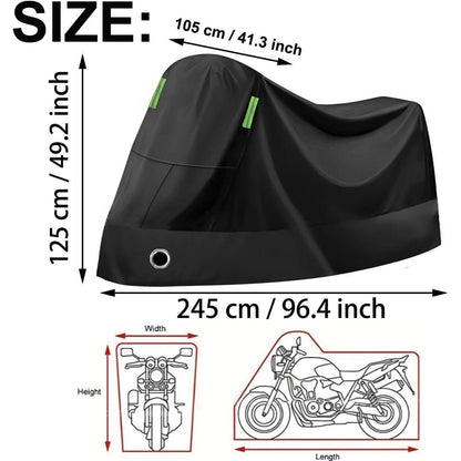 Motorrad Abdeckplane XXL, wasserdicht & winterfest