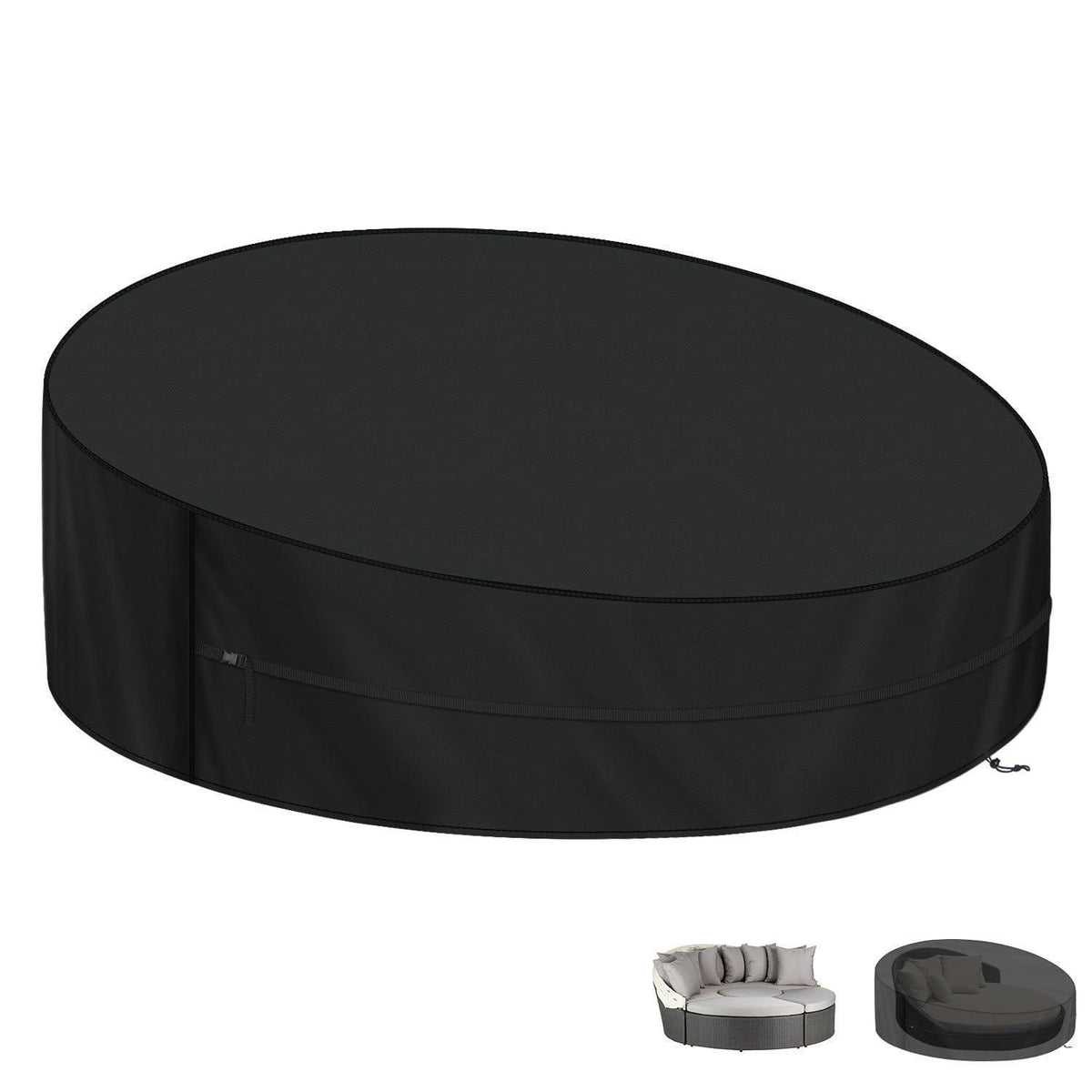 Sonneninsel Abdeckung Wasserdicht Rund 200x90/50cm