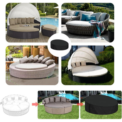 Sonneninsel Abdeckung Wasserdicht Rund 200x90/50cm
