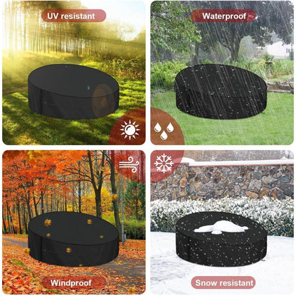 Sonneninsel Abdeckung Wasserdicht Rund 200x90/50cm