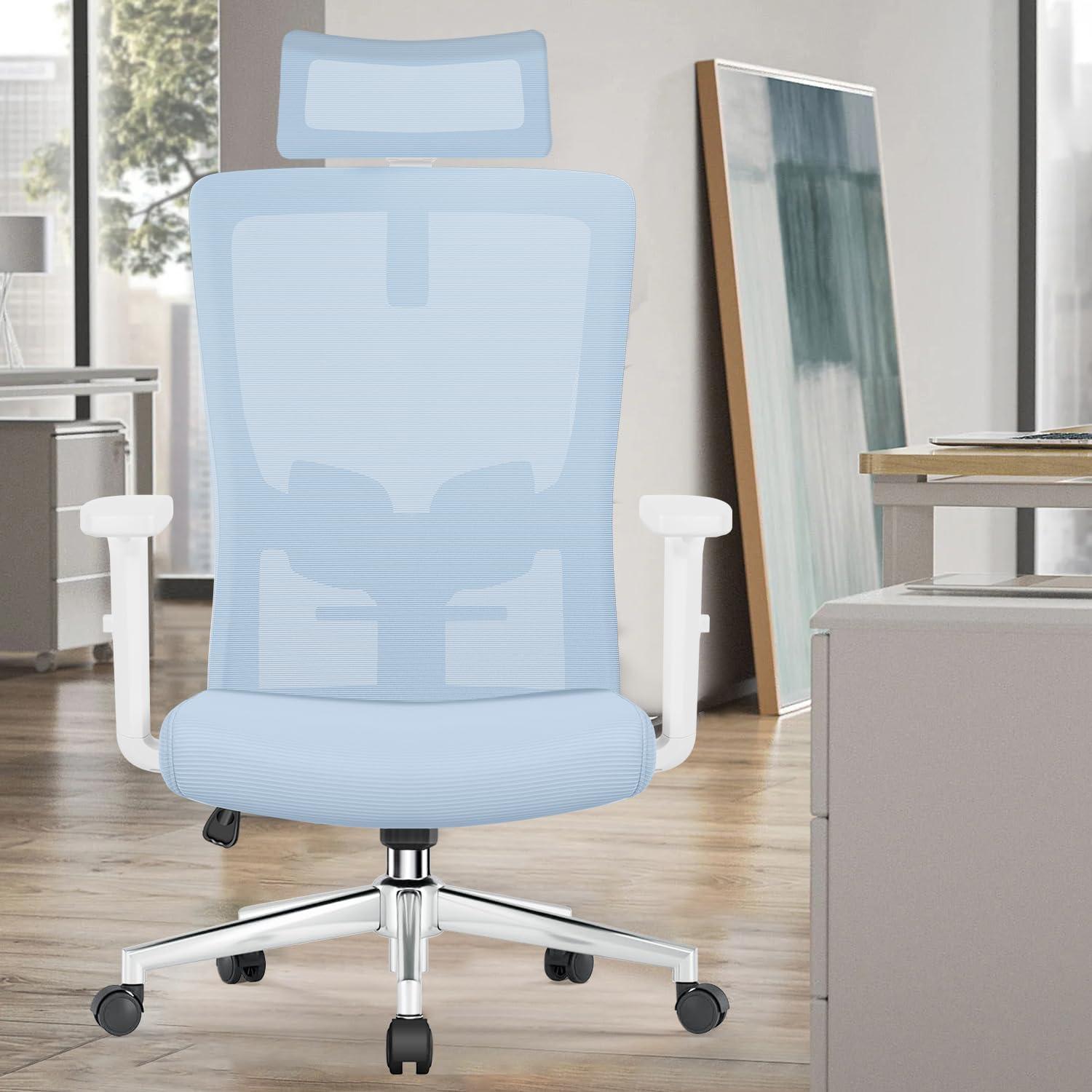 Ergonomischer Bürostuhl mit Lendenwirbelstütze und