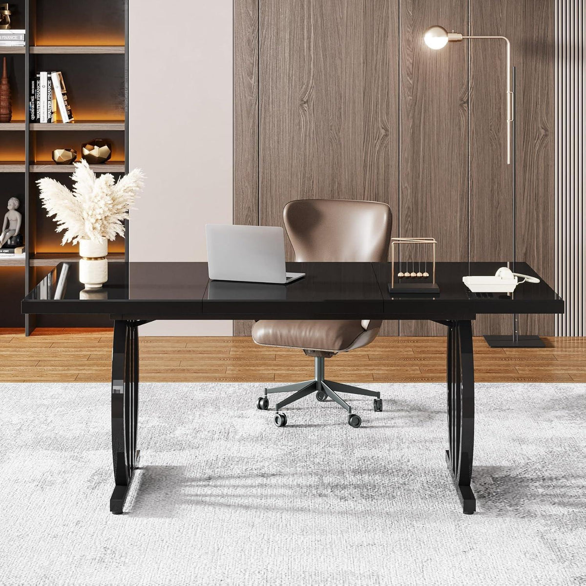 160cm Bürotisch mit Metallbeinen – Modern & Vielseitig