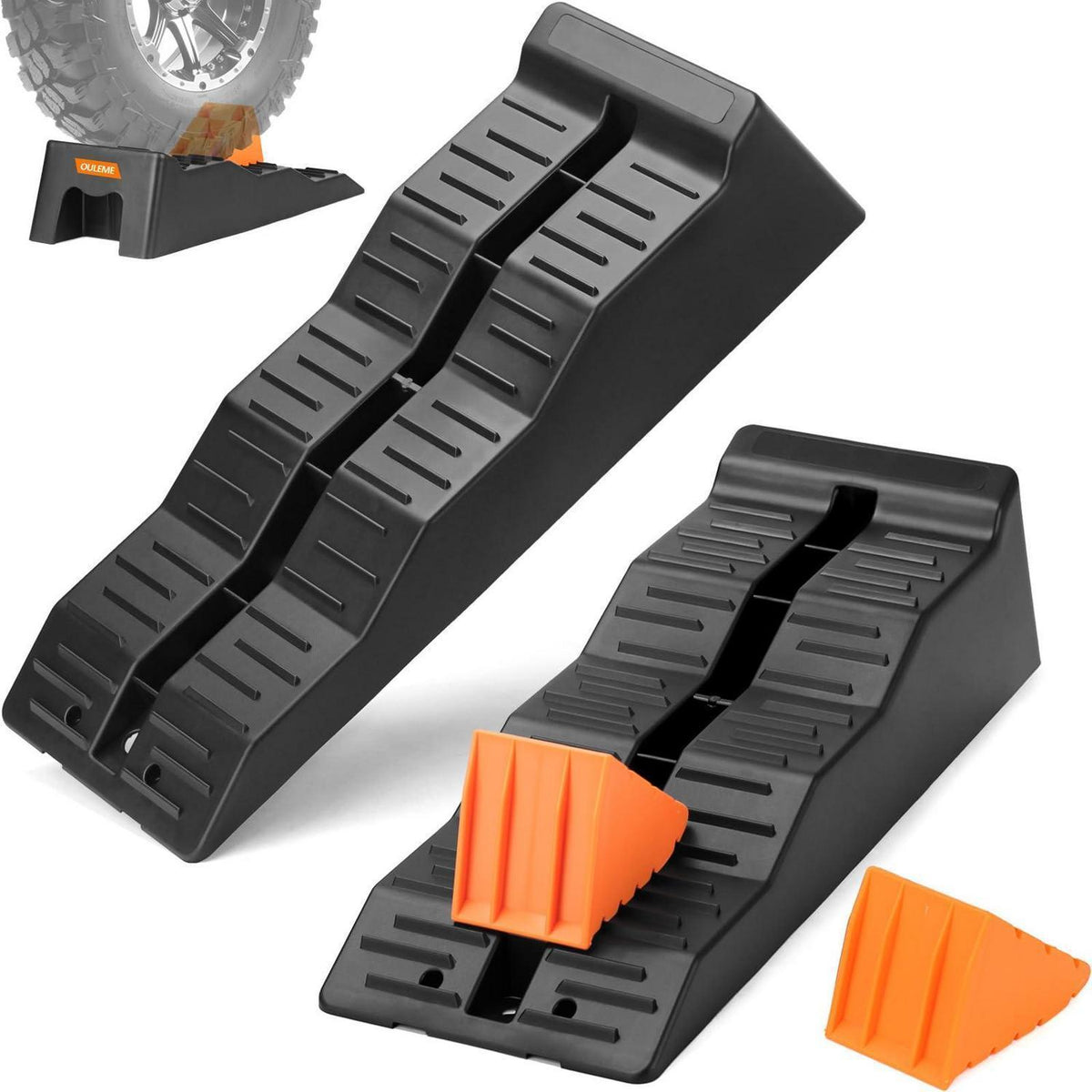 Auffahrkeile für Wohnmobil – Robust & Höhenverstellbar (2er Set)