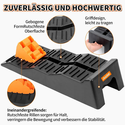 Auffahrkeile für Wohnmobil – Robust & Höhenverstellbar (2er Set)