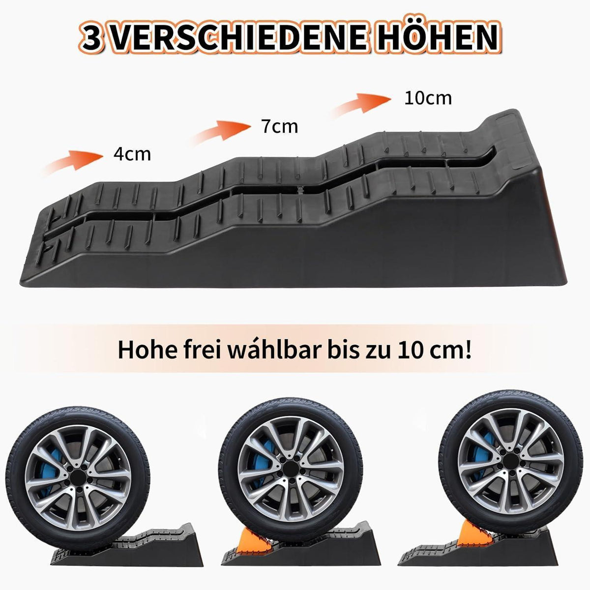 Auffahrkeile für Wohnmobil – Robust & Höhenverstellbar (2er Set)