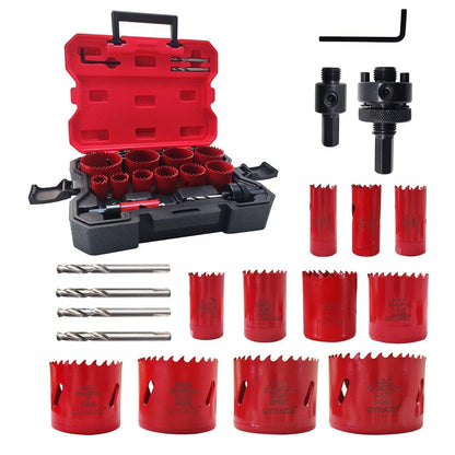 Lochsägen-Set M42 Bi-Metall 16-teilig, 11 Größen Ø19-64mm