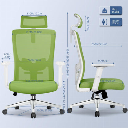 Ergonomischer Bürostuhl mit Verstellbarer