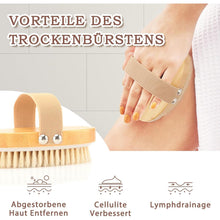 Körperbürste Naturborsten für Peeling und Durchblutung