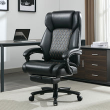 Ergonomischer Bürostuhl 200KG mit Lendenwirbelstütze Schwarz