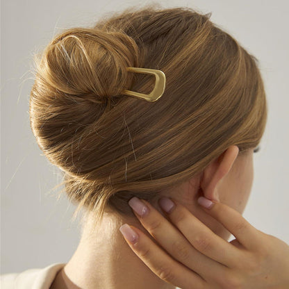 Französische Haarnadeln goldfarbenes Metall Chignon Damen 2