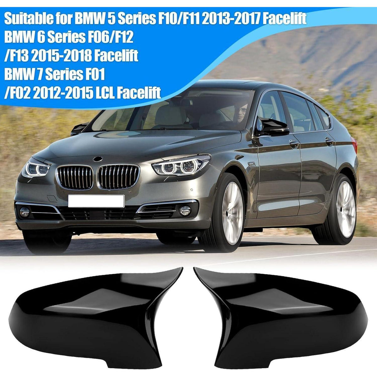 Spiegelabdeckungen für BMW 5/6/7 Serie F10/F11/F06/F12/F13/F01/F02