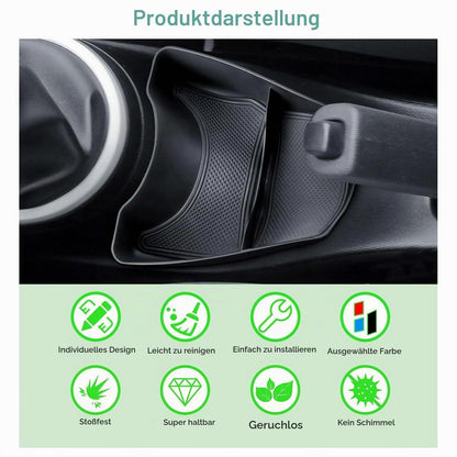 Mittelkonsole Organizer für Renault Twingo 3 (2014-2024) Schwarz