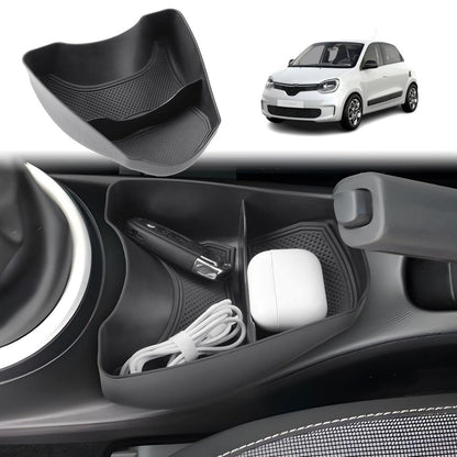 Mittelkonsole Organizer für Renault Twingo 3 (2014-2024) Schwarz