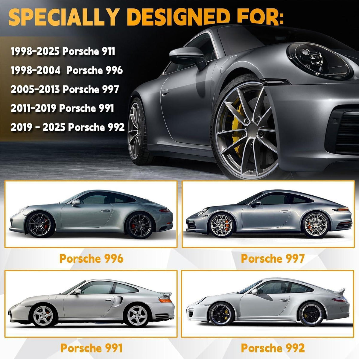 Wasserdichte Autoabdeckung Porsche 911 (991/992/996/997)