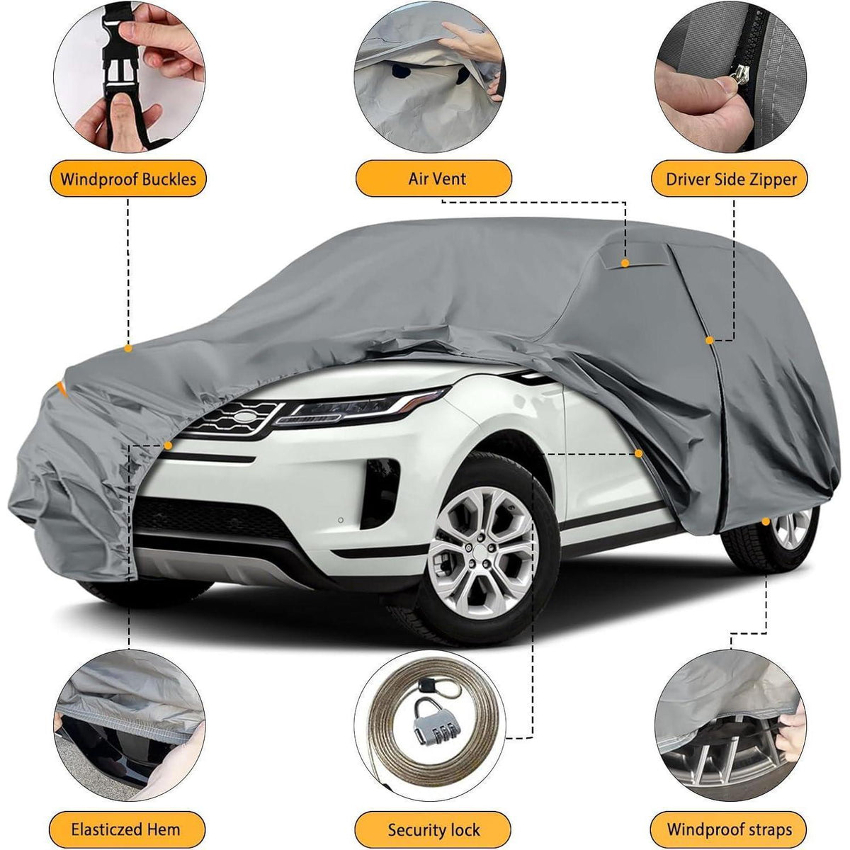 Autoabdeckung wasserdicht Land Rover Range Rover Evoque 2011-2025