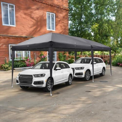 Bonnlo Gazebo 3x6m – Höhenverstellbares Partyzelt mit Seitenteilen