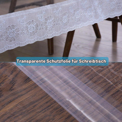 Transparente Tischdecke 180x140cm – Wasserdicht & Fettbeständig