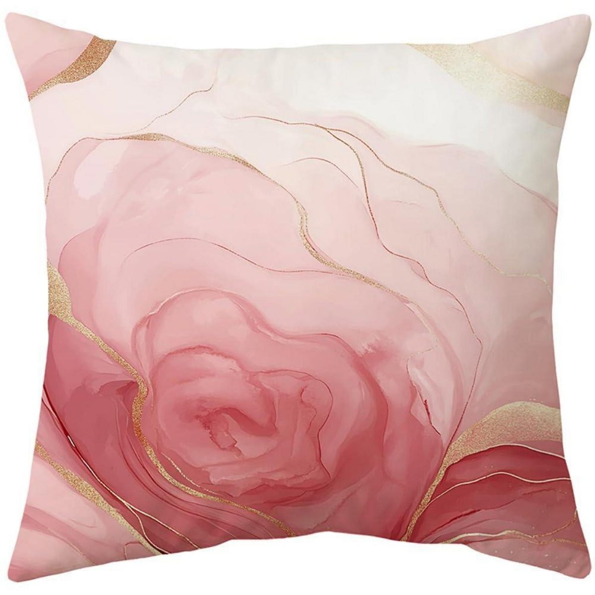 4er Set Kissenbezüge 45x45 Rosa – Modern & Weich