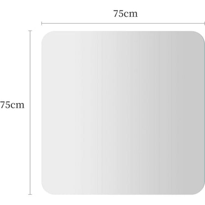 Rahmenloser Wandspiegel 75x75 cm – Rechteckig, Abgerundete Ecken