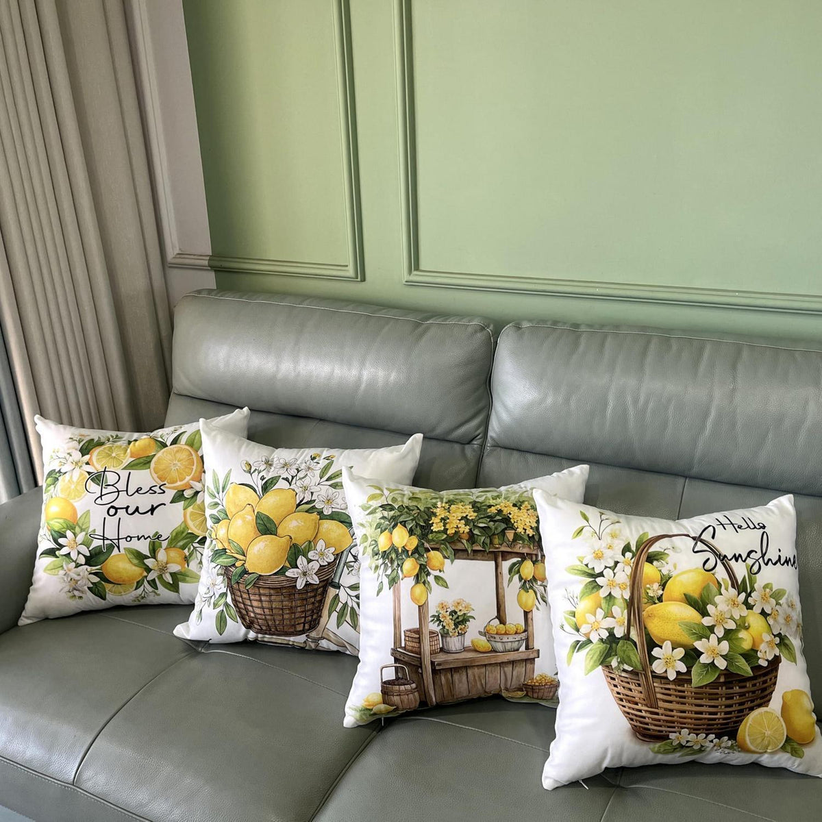 Samt Kissenbezüge 45x45 Set - Weiche Dekokissen für Zuhause