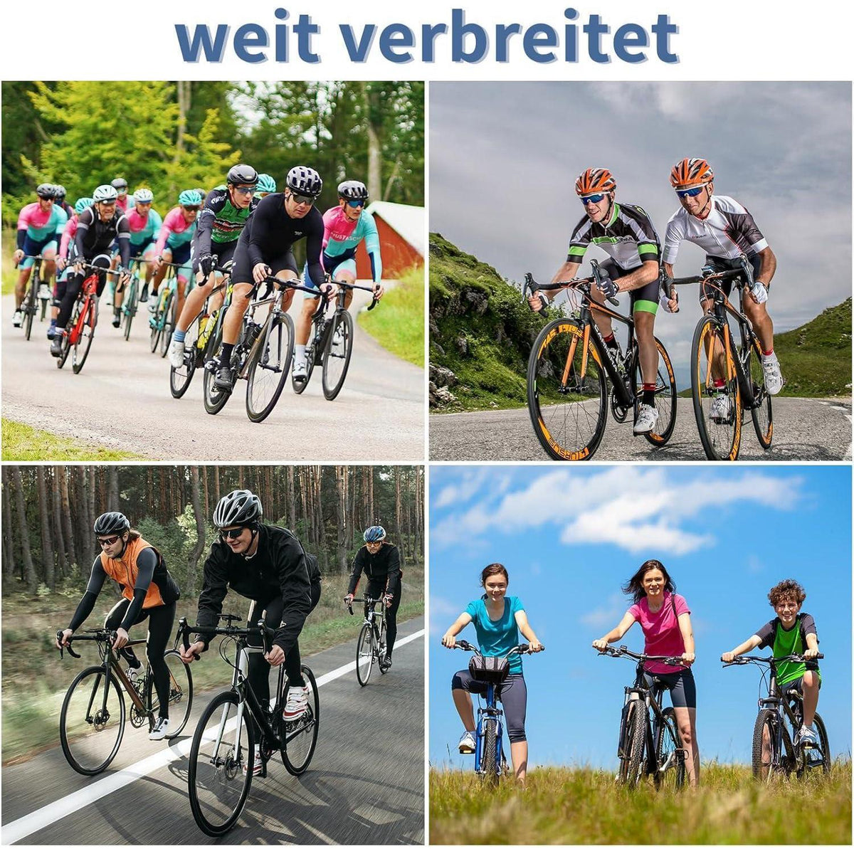 Fahrrad Lenkergriffe Ergonomisch 22mm Rutschfest Violett