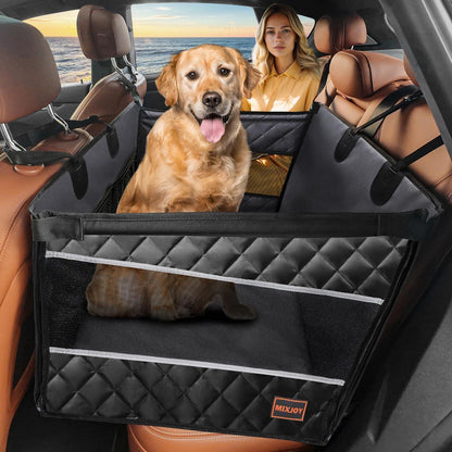 Hunde Autositz Extra Stabil & Wasserdicht – Grau