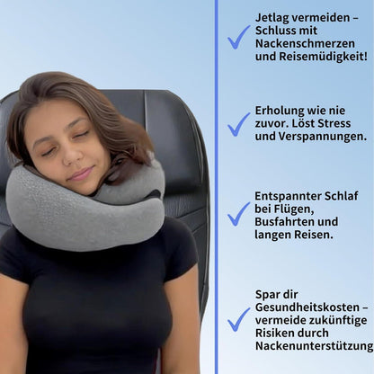 Reisekissen Flugzeug mit Memory Foam – Nackenkissen für Reisen
