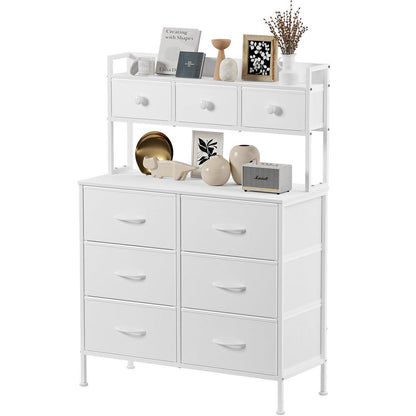 Kommode mit 9 Schubladen – Schlafzimmer Möbel Weiß