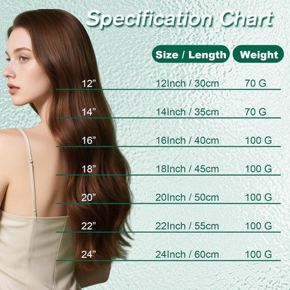Echthaar Tressen 60cm Blond Highlight Remy