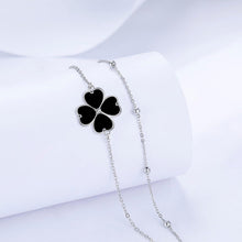 Fußkettchen Silber 925 Damen Verstellbar Kleeblatt Sommer Strand Geschenk
