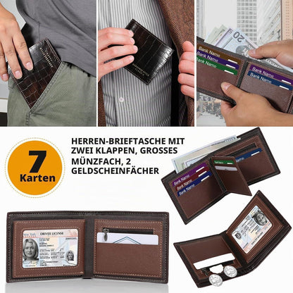 Geschenkset für Männer: Gürtel, Brieftasche, Armband & Schlüsselanhänger