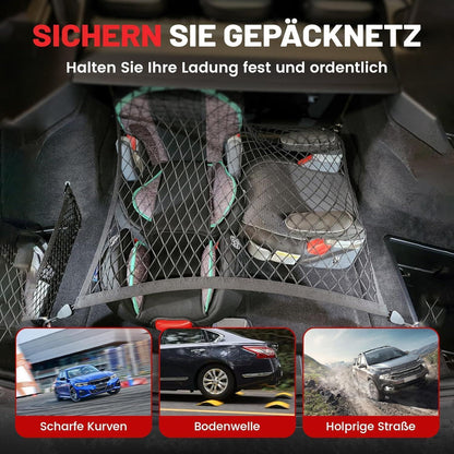 Auto Kofferraumnetz hochelastisch 160x110cm – Universell & Sicher
