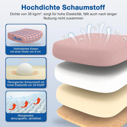 Ergonomischer Bürostuhl mit Wippfunktion und Verstellbarer