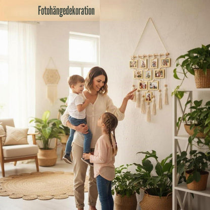 Makramee Set für Anfänger – DIY Foto-Hänger & Wanddeko