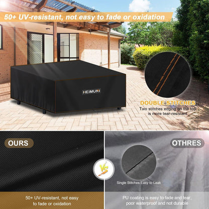Wetterfeste Grillabdeckung 65x60x25cm für Tischgrill & Plancha