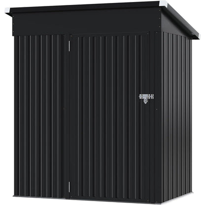 Metall Gerätehaus 150x91x185 cm mit Schloss & Belüftung