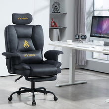Symino Gaming Stuhl Bürostuhl Ergonomisch mit Fußstütze