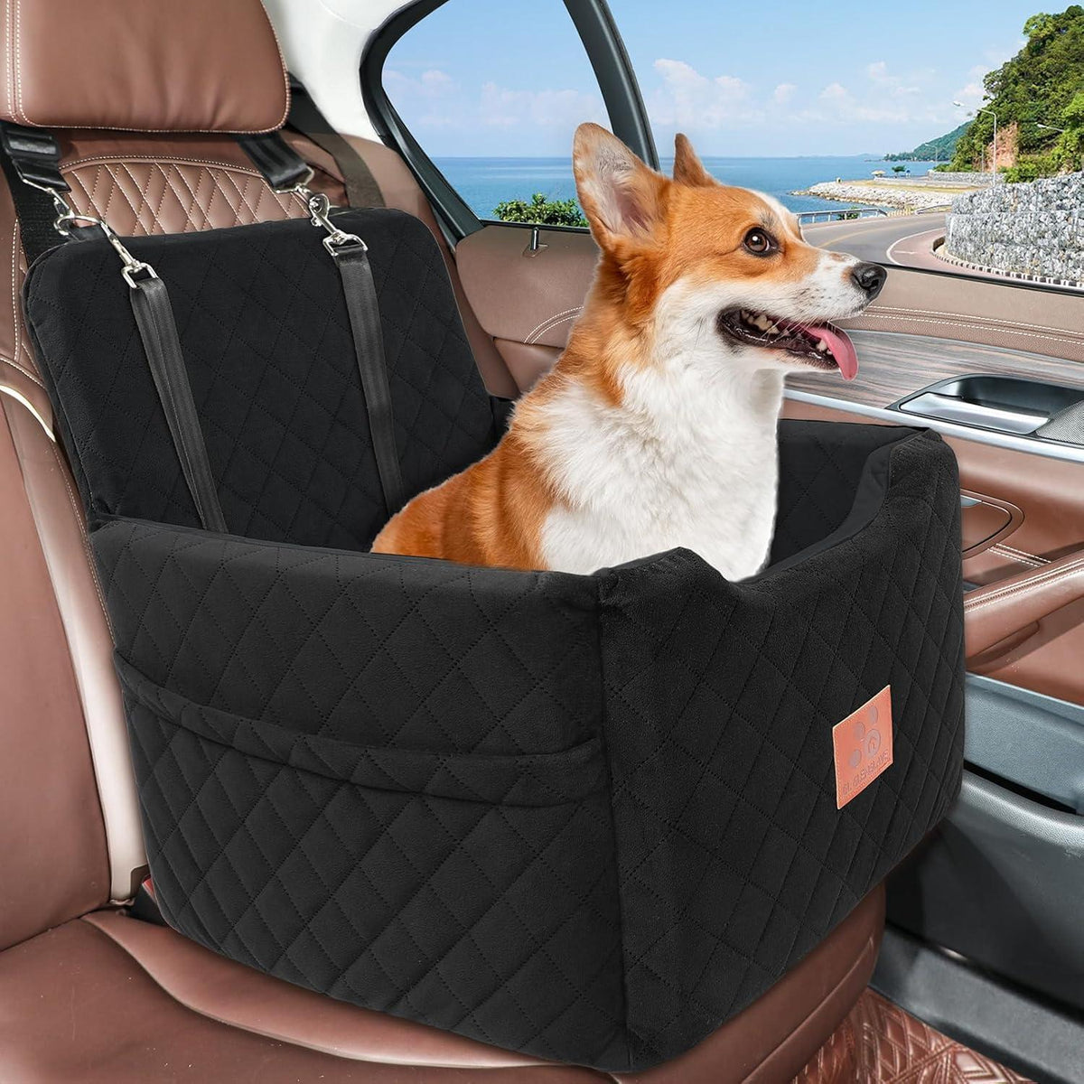 Hunde Autositz für kleine Hunde – Abnehmbar & Waschbar