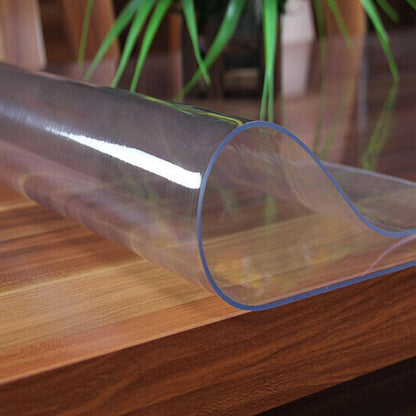 Transparente PVC Tischdecke 2mm - Wasserdicht & Robust 90x200cm